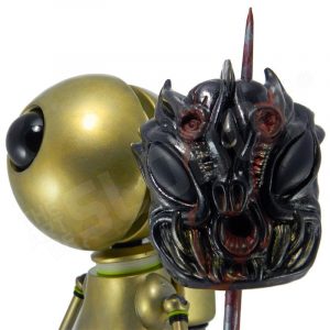 Mike Slobot Demon Hunter LA Robot Show demon head close up