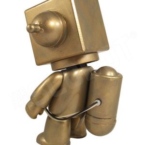 Mike Slobot 5 - Sentinel Class Moon Robot gold Qee side