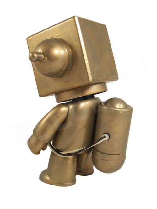 Mike Slobot 5 - Sentinel Class Moon Robot gold Qee side