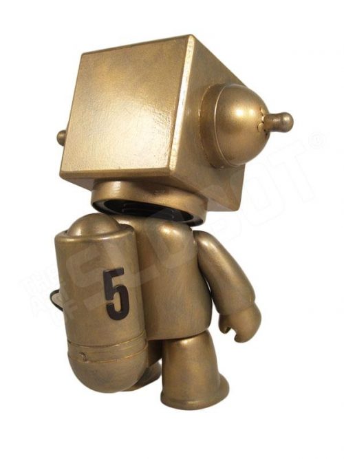 Mike Slobot 5 - Sentinel Class Moon Robot gold Qee back
