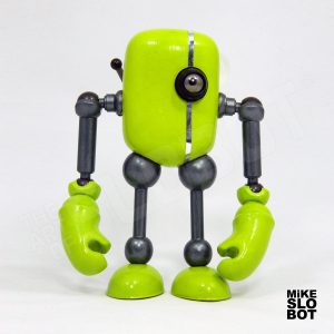 Mike Slobot Robot Pop Art GrunWalker Front