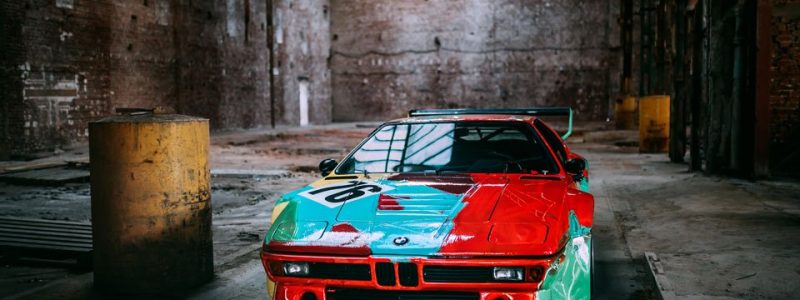 BMW M1 Art Car by Andy Warhol photographed by Stephen Bauer