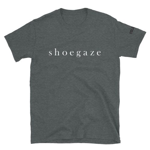Mike Slobot Shoegaze Logo Shirt in grey - For fans of JMC, MBV, Curve, Chapterhouse, Ride, Slowdive, Starflyer 59