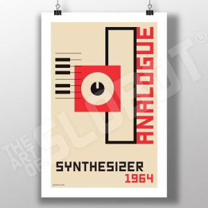 Mike Slobot Analogue Synthesizer Bauhaus Art Print