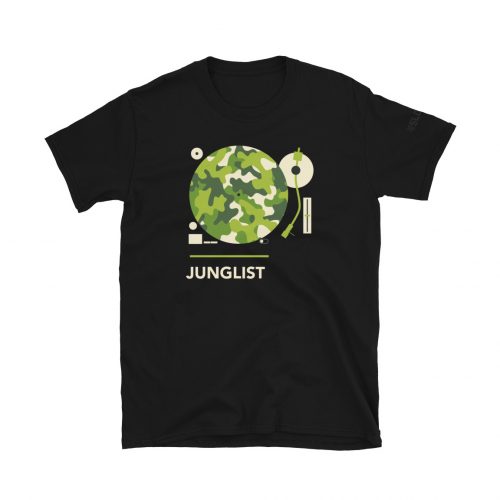 Mike Slobot Junglist Logo Shirt in blac