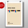 Mike Slobot Custom Bauhaus Poster "Color Bar"