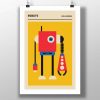 Mike Slobot "Das Upgrade" Bauhaus inspired Robot Art