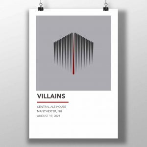 Mike Slobot "Villains" Poster - First Show