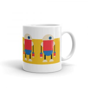Bauhaus Art Robot #2 Coffee Mug