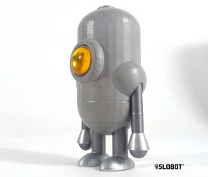 Carl 5 in Grey, Silver and Yellow by Mike Slobot