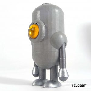 Carl 5 in Grey, Silver and Yellow by Mike Slobot